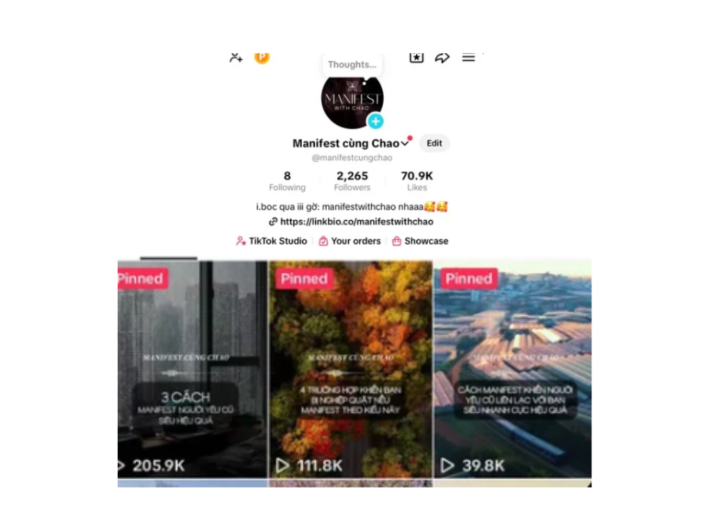 Xây Kênh Bán Hàng TikTok Từ 0 - 2.000 Followers Với Visual Manifest Cho CHAO
